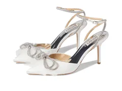バッジェリーミシュカ レディース シューズ ヒール Badgley Mischka Sacred White Satin ホワイトのサムネイル