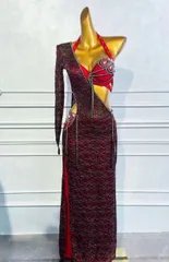 新品 ベリーダンス サイーディ オリエンタル衣装 セットアップ 3色オーダーメイド