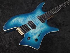7弦ヘッドレスギター ブルーグラデーション ノーブランド 美品