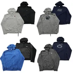 古着卸 まとめ売り ナイキ NIKE スウェット 8枚セット (メンズ L ) フーディー スウォッシュロゴ 中古 古着 NE2912