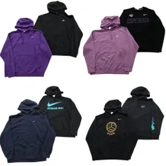 古着卸 まとめ売り ナイキ NIKE スウェット 8枚セット (メンズ L ) フーディー スウォッシュロゴ 中古 古着 NE2913