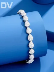 ジュエリー レディース ブレスレット 1個 女性用贅沢ジルコニアストーン プラチナメッキブレスレット、エレガントなアクセサリー デート、結婚式、パーティー、記念日用