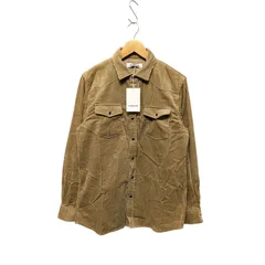 未使用品 CABaN キャバン コーデュロイ 長袖シャツ TOMORROWLAND取扱い 59-01-84-01005-HN ブラウン系 サイズ Sのサムネイル