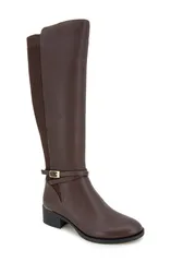 ケネスコール レディース シューズ ブーツ・レインブーツ Kenneth Cole Lanica Knee High Boot Chocolate Leather チョコレートのサムネイル