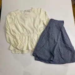 X218 ☆新品☆ アースミュージック&エコロジー◎ペプラム◎シャンプレーギャザースカート