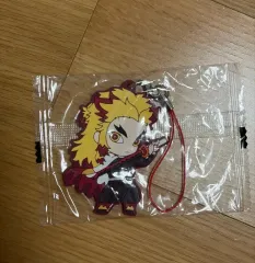 鬼滅の刃 煉獄杏寿郎 ラバーストラップ キーホルダー
