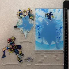 ハート アクリルスタンド キングダムハーツII ロクサス　ソラ　カイリ　161