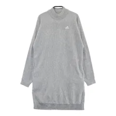 サイズ：XS ADIDAS GOLF アディダスゴルフ  モックネック ニットワンピース ウール混  グレー系 [240101662106] ゴルフウェア レディース ストストのサムネイル