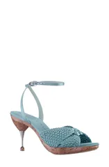 ニナ レディース シューズ ヒール サンダル アンクル エンパイア Nina Empire Ankle Strap Sandal Aqua アクアのサムネイル