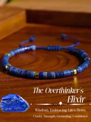 ジュエリー レディース ブレスレット ラピスラズリ編み込みビーズブレスレット、記憶力、明晰さ、集中力を高め、ストレス解消に。男女問わず日常的なジュエリーとして、家族や友人への贈り物に最適。