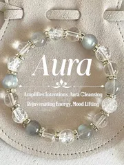 ジュエリー レディース ブレスレット ラブラドライトとクリアクォーツのヒーリングクリスタルブレスレット - クリスタルビーズブレスレット - レディースブレスレット - クリスタル愛好家への贈り物