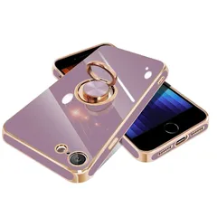 【新品】 【FULEEYUHN】iPhone SE2 / iPhone SE3 ケース リング付き【多機能360度回転スタンド・縦横両対応・角度自由調整】アイフォン SE3/SE2/8/7 カバー 米軍MIL規格 車載ホルダー対応 耐衝撃 レンズ保護 スト 1
