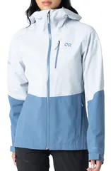 アウトドアリサーチ レディース アウター ジャケット・ブルゾン Outdooresearch Aspire II GoreTex Waterproof Jacketitanium Ascent Bluのサムネイル