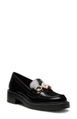 スチュアート ワイツマン レディース シューズ スリッポン・ローファー Stuart Weitzman Socharming Loafer Black ブラックのサムネイル
