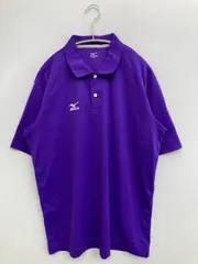 Mizuno ミズノ ポロシャツ L パープル