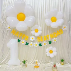 1歳 誕生日 飾り付け、バースデー 飾り 誕生日 バルーン 飾り バルーンフラワー 誕生日 かざりつけ 女の子