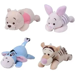 くまのプーさん 寝そべりマスコット さくらVer.  ピグレット　イーヨー　ティガー　くすみカラー　ディズニー　ぬいぐるみ　プライズ　非売品