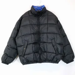 90年代 POLO SPORTS ポロスポーツ ダウンジャケット ワンポイントロゴ ブラック (メンズ L) 中古 古着 O0179