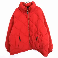 90年代 TOMMY HILFIGER トミーヒルフィガー ダウンジャケット 大きいサイズ レッド (メンズ XL) O1164 中古 古着