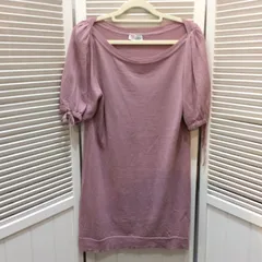 RED VALENTINO レッドヴァレンティノ レディース 半袖ニット プルオーバー L パープルのサムネイル