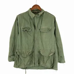 フランス軍 M-47 フィールドジャケット 前期 ヴィンテージ ミリタリー グリーン (メンズ M) O6289