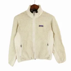 patagonia パタゴニア レトロX ボアフリースジャケット シンチラ アウトドア アイボリー (レディース M) O6453 中古 古着