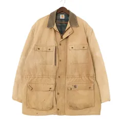 Carhartt カーハート ダックハンティングジャケット ワークジャケット ライトブラウン (メンズ XL相当) 中古 古着 A2708