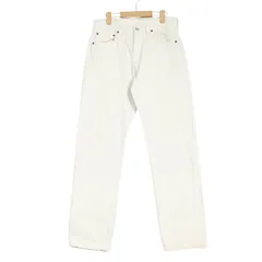 00年代 USA製 Levi's リーバイス 501 デニムパンツ ホワイト (メンズ W33 L32) 中古 古着 A3217