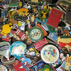 ピンバッジ 200個セット フランス雑貨 まとめ売り ピンズ ヴィンテージ ピンバッチ BD2-200-0404-1