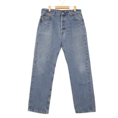 90年代 USA製 Levi's リーバイス 501 デニムパンツ ブルー (メンズ W36 L32) 中古 古着 A3199