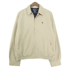90年代 Polo by Ralph Lauren ポロ ラルフローレン スイングトップ アイボリー (メンズ L) 中古 古着 A3470