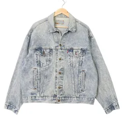 90年代 USA製 Levi's リーバイス 70507 デニムジャケット ライトブルー (メンズ L相当) 中古 古着 A3431