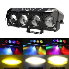 角型ヘッドライト イエローレンズ LEDポジ 角目ヘッドライト - メルカリ