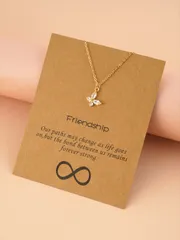 ジュエリー レディース ネックレス キュービックジルコニア 蝶々ペンダント ネックレス