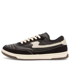 エス ダブリュー シー メンズ シューズ スニーカー スエード レザー Stepney Workers Club Casson SStrike Leather Suede Sneaker Blackのサムネイル