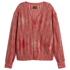 ニードルズ レディース アウター カーディガン ニット Needles Knit Cardigan Red レッドのサムネイル