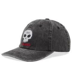 プレジャーズ メンズ アクセサリー 帽子 キャップ Pleasures x Zero Skull Dad Cap Black ブラックのサムネイル