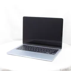 ソフマップ 〔中古品〕 MacBook Air 13.6-inch Early-2025 MC6T4J／A Apple M4 10コアCPU_8コアGPU 16GB SSD256GB スカイブルー 〔26.3 Tahoe〕【262】