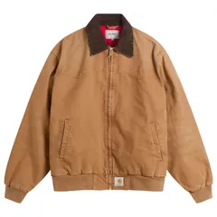 【送料無料】 カーハート メンズ ジャケット・ブルゾン アウター Carhartt WIP OG Santa Fe Jacket Hamilton Brown Grind Wash