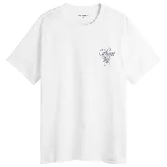 カーハート メンズ トップス Tシャツ ベスト Carhartt WIP Vestige TShirt White Stone Washed ホワイト