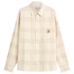 【送料無料】 カーハート メンズ シャツ トップス Carhartt WIP Wilber Corduroy Check Shirt Natural