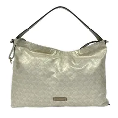 PELLE BORSA(ペレボルサ) ハンドバッグ - アイボリー×ゴールド レザー