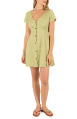 ハーレー レディース トップス ワンピース ミニ Hurley Wavy Dot Minidress Fernのサムネイル