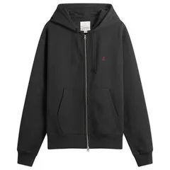 グラミチ メンズ アウター パーカー・スウェット Gramicci One Point Zip Hoodie Vintage Black ブラックのサムネイル