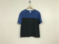 本物3.1フィリップリム3.1PhillipLimコットンポリVネックニット半袖Tシャツメンズサーフアメカジミリタリーストリートスケーターワークビジネススーツモードゴルフ青ブルーグレーSのサムネイル