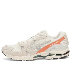【送料無料】 ミズノ メンズ スニーカー シューズ Mizuno Wave Rider 10 Premium Sneaker Snow White Dawn Blue Sun Baked