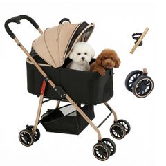 新品】低床型 ·大空間 MILA&LOUIS 中型犬 ペットカート グレー - メルカリ