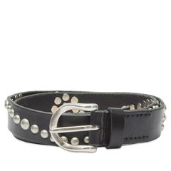 アワーレガシー レディース アクセサリー ベルト Our Legacy Star Fall Studded Belt Black Bridle ブラック