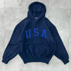 POLO SPORTS USA フーディ　ネイビー　フリース　パーカー　M 1