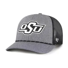 フォーティーセブン メンズ アクセサリー 帽子 Mens47 Gray Oklahoma State Cowboys Carbon Rope Adjustable Hat Gray グレー